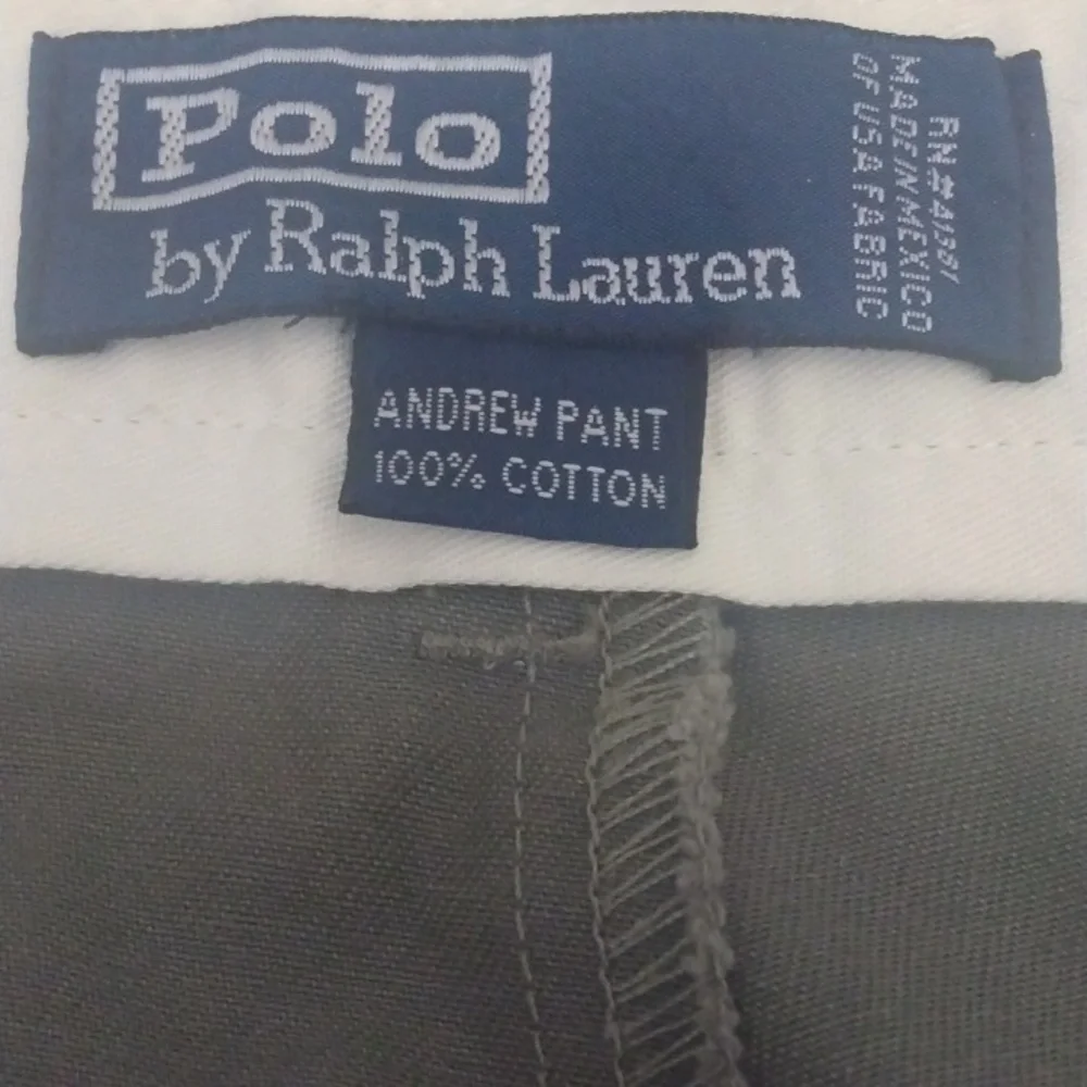 Polo by Ralph Lauren (Blue Label) - Andrew Model Olive Cotton Pants  37 - 27.25